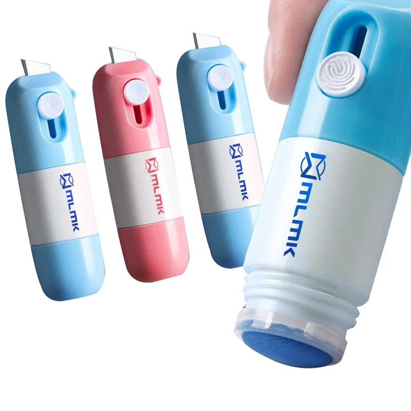 Correction Liquid Express Code Pen with Thermal Paper Sealing Box Opener Protection Privacy Pen Smear Address Confidential Pen