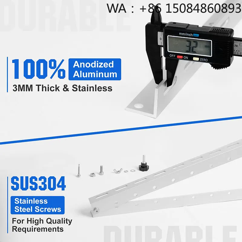 Multi-scenario Solar Panel Roof Mounting System, Flat Wall PV Accessories, Universal Solar Energy Hardware Parts for All s of So