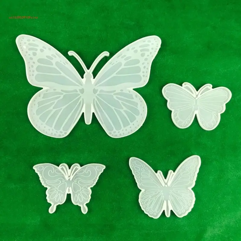 Moldes epoxi para colgar en pared mariposa, llavero artesanal, decoración pared, posavasos mariposa para colgante