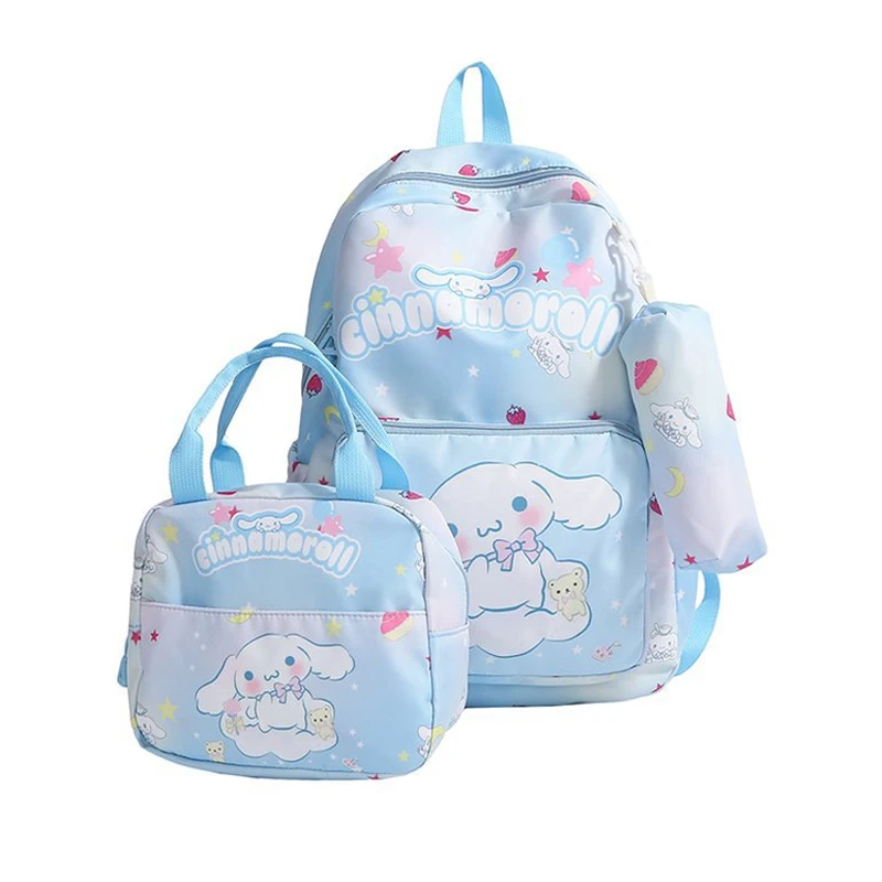 

Sanrio Backpack with Kuromi Hello Kitty My Melody Pochacco Cute Cartoon Anime Design Schoolbag