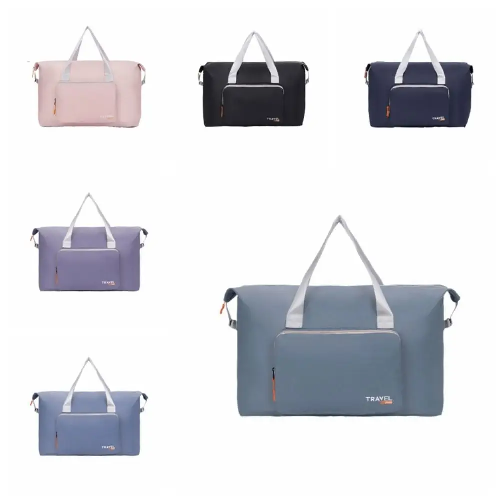 Bolso de hombro de viaje plegable para mujer, bolsa de Fitness ligera, reutilizable, duradera, portátil, de almacenamiento