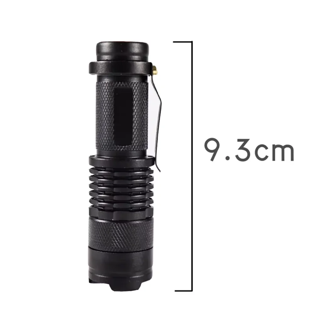 3 Modes Portable White LED Flashlight Zoomable torch flashlight Lighting lantern Battery Light Outdoor Camping Emergency Light