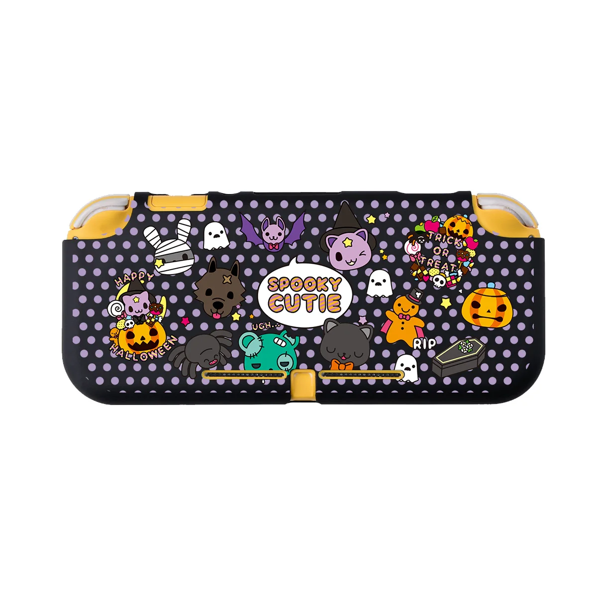 Kawaii Halloween Spookie Ghost Nintendo Switch Lite Case Funda Pink Soft TPU Skin Shell Cover NS Lite Console Gaming Accessories