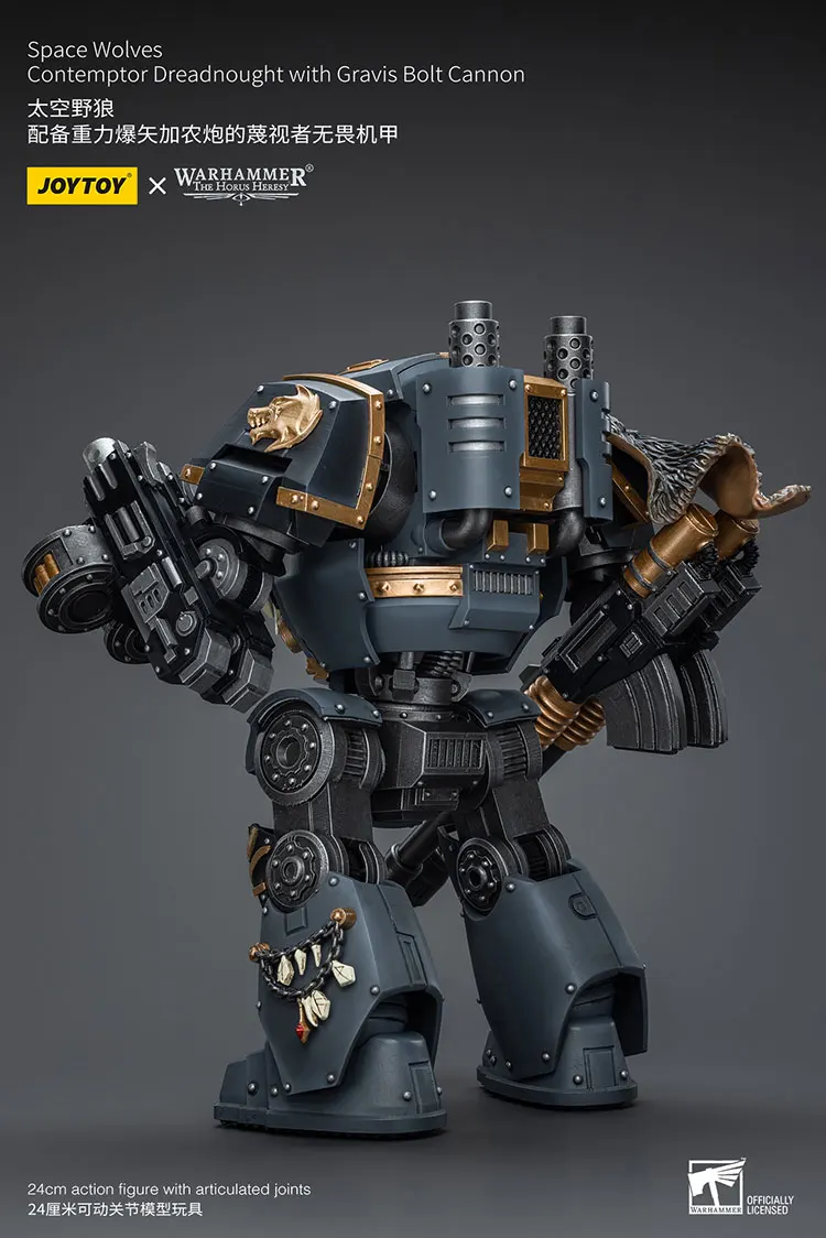 

JOYTOY Warhammer "The Horus Heresy" Space Wolves Contemptor Dreadnought With Gravis Bolt Cannon Action Figures Doll Collection
