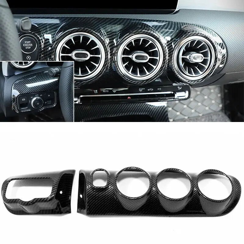 Внутренняя Центральная панель приборной панели кондиционера, Крышка вентиляционного отверстия, отделка для Mercedes Benz W177 A220 A250 / C118 CLA250 Внутренняя Центральная панель приборной панели кондиционера, Крышка вентиляционного отверстия, отделка для Mercedes Benz W177 A220 A250 / C118 CLA250