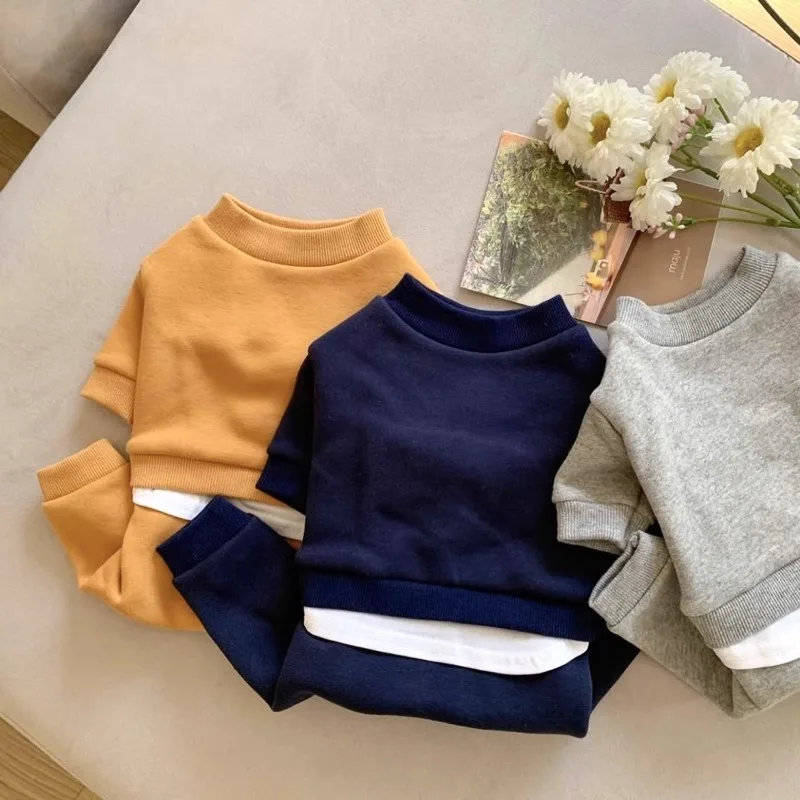

Dog Korean Leisure Simple Wind Four Feet Solid Color Hoodie Small and Medium-Sized Dogs Warm Pet Clothes