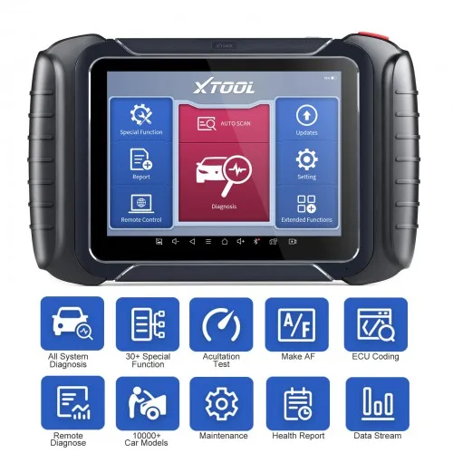 XTOOL D8 Professional Automotive Scan Tool Bi-Directional Control OBD2 Car Diagnostic Scanner+ECU Coding 31+ Service