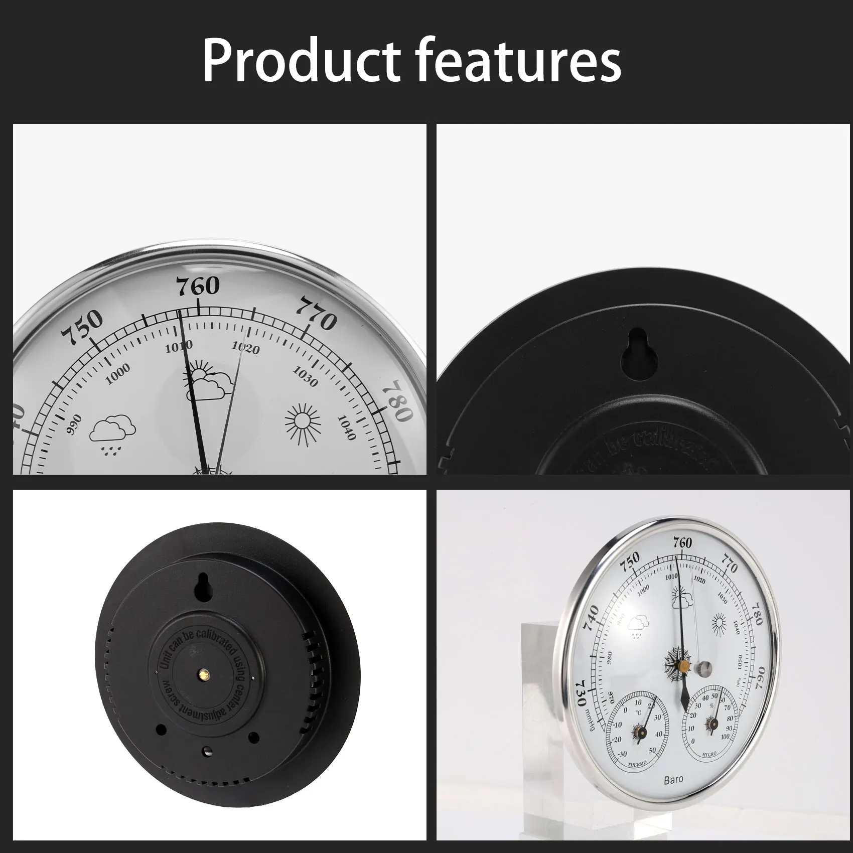 

Настенный бытовой термогигрометр AAAF: высокоточный метеорологический прибор, барометр