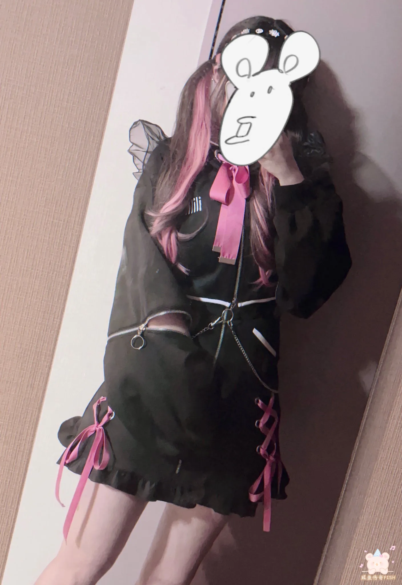 Harajuku Subculture Y2k สั้นเสื้อ + กระโปรง 2 ชิ้นชุดฤดูใบไม้ผลิผู้หญิงญี่ปุ่น Mines 2D หวาน cool Top ชุดกระโปรง