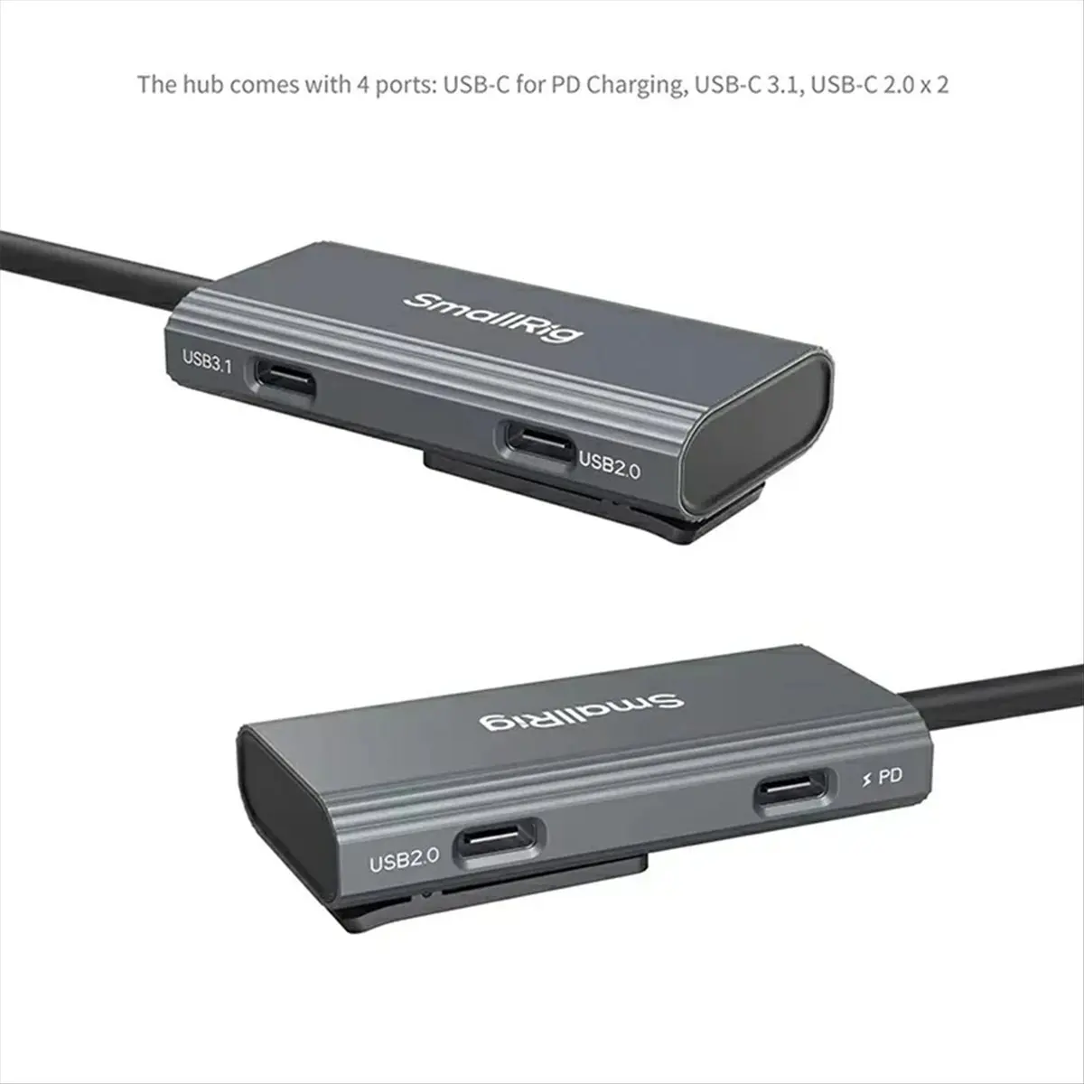 SWXF  4598 USB-C Hub 4-in-1 PD/USB-C 3.1/USB-C 2.0 with Audio Adapter