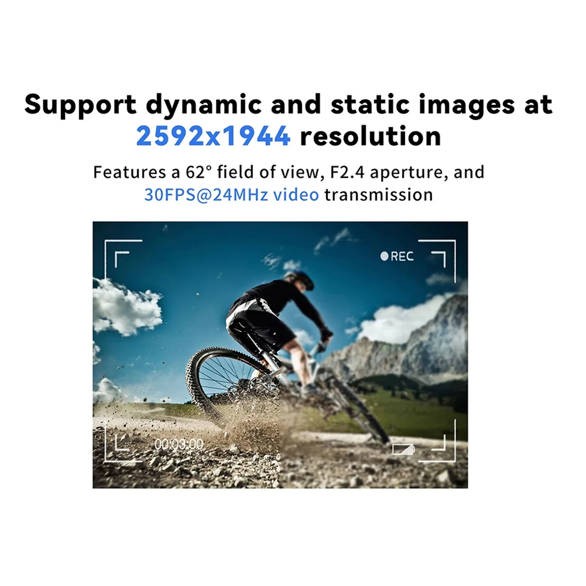 ABXHA HR01 WiFi HaLow Module Pi-CamLow for Raspberry Pi HAT 5MP Camera 2KM Range 32.5Mbps Mesh Networking