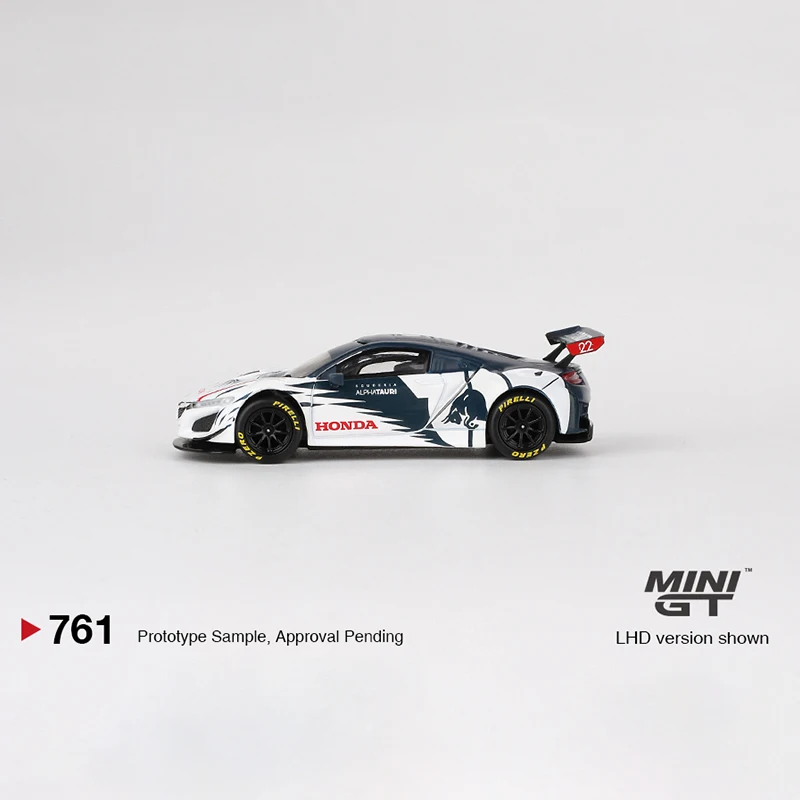 MINI GT 1:64 Honda Honda NSX GT3 EVO Graffiti Alloy Die-Cast Miniature,ผู้ใหญ่ตกแต่ง,ของเล่นเด็ก,วันหยุดเด็กของขวัญ