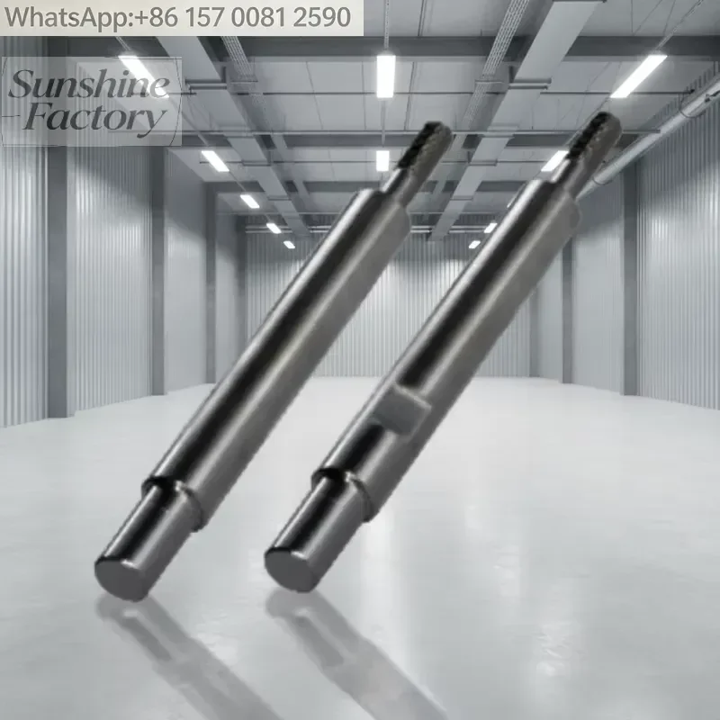 Cross-border Best-selling Hinge with Stepped Design at Both Ends, One End with External Thread, and with a Wrench Slot.