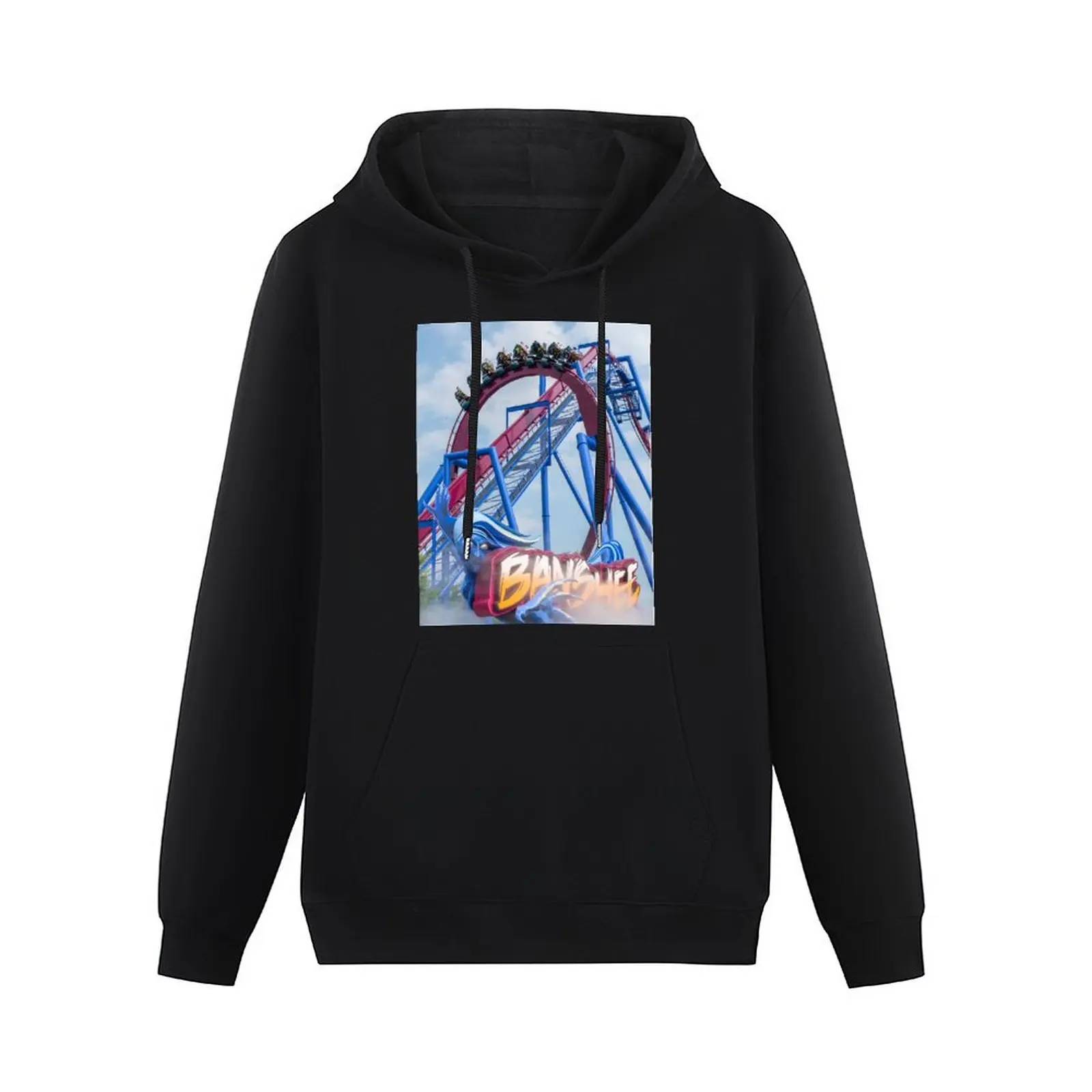 Banshee Roller Coaster Pullover Hoodie men's clothing streetwear men new hooded tee