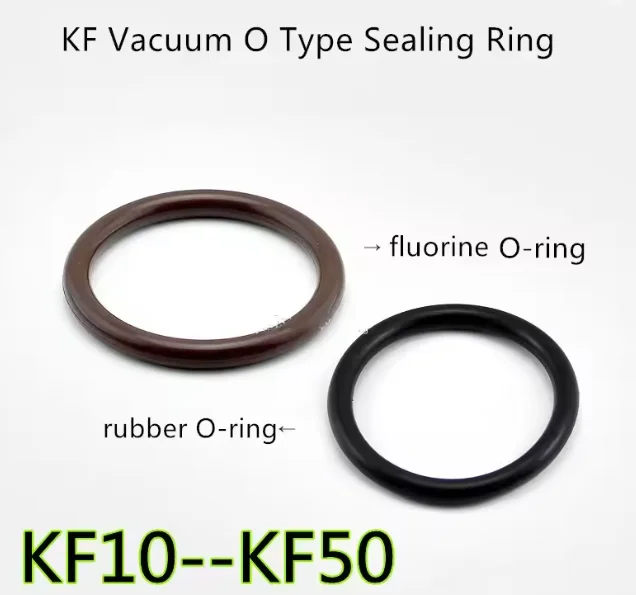 5 шт. KF10 KF16 KF25 KF40 KF50 Уплотнительное кольцо из фторкаучука FKM O-образное уплотнительное кольцо для зажима вакуумной трубы Фланец Tri Clamp Фитинги