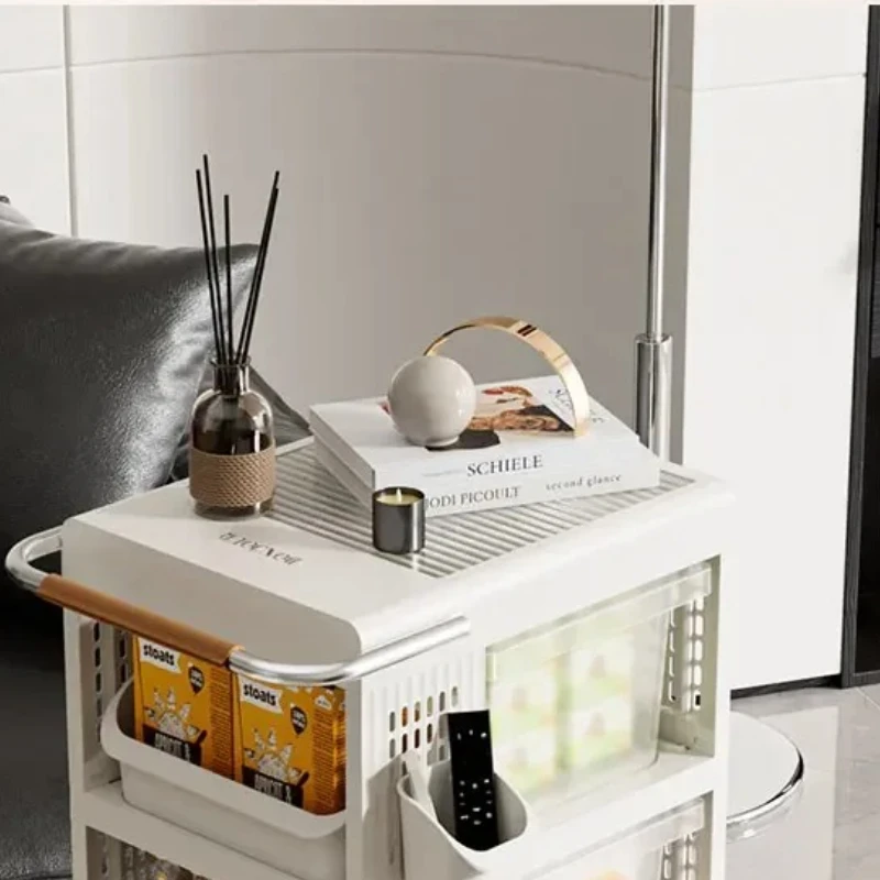 Food Serving Cart Mobile Removable Storage Rack Trolley Hairdresser Rollers Roulette Cosmetic Helper Trolleys Beauty Salon