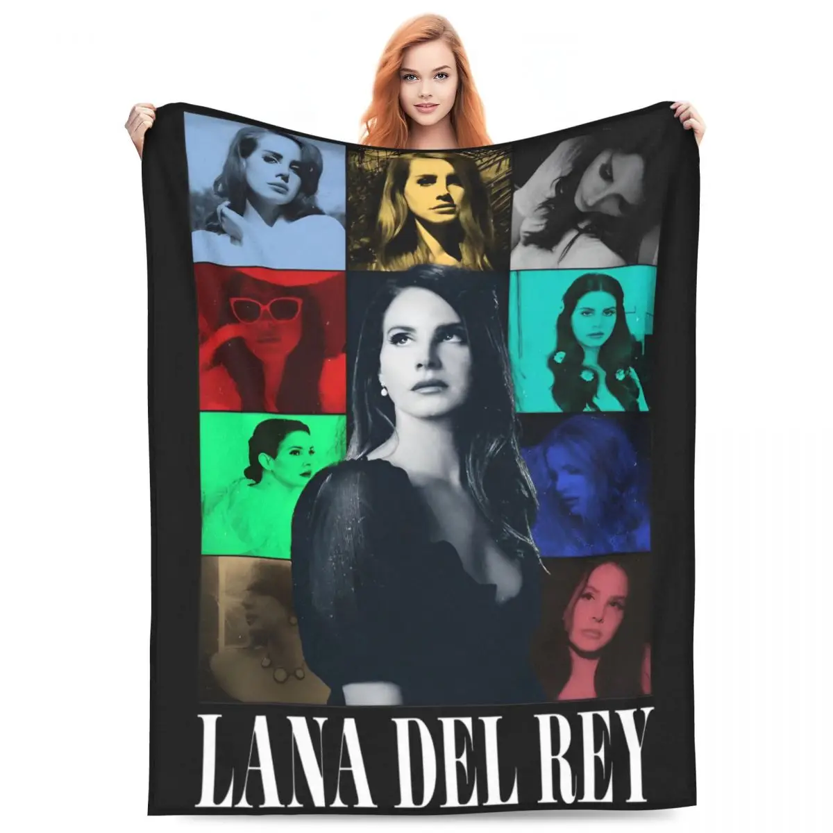 

Lana Del Rey Eras Tour Blanket Velvet Decoration Breathable Ultra-Soft Throw Blanket for Home Bedroom Bedding Throws