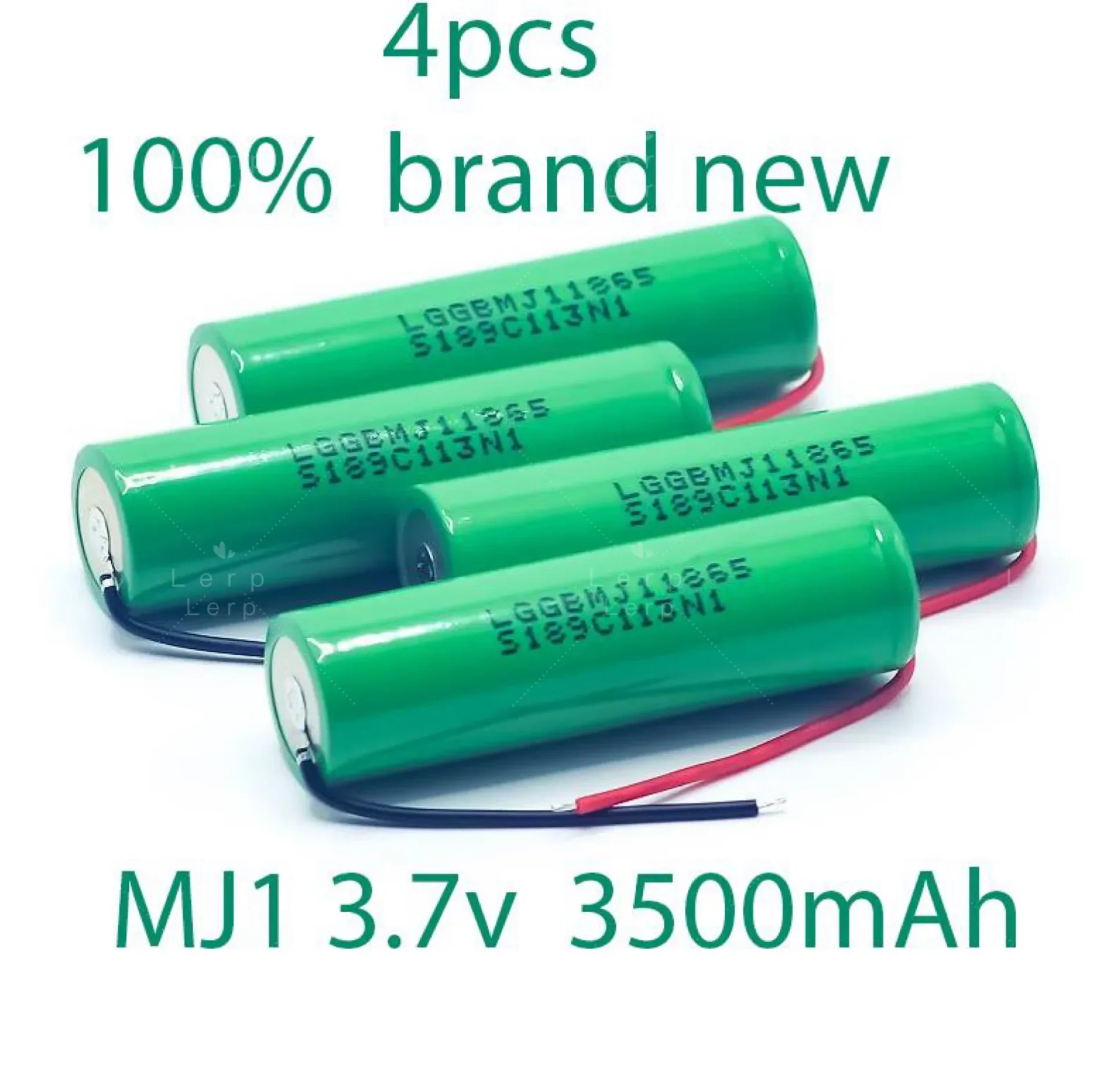 2024 new 18650 MJ1 3.7V 3500mAh rechargeable lithium battery, high-power discharge 30A, high current self-made