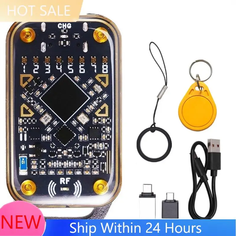 

В наличии: Ультра-современный считыватель RFID-чипов Chameleon + брелок-ключ UID, декодер IC-карт 125 кГц/13,56 МГц, эмулятор смарт-карт, дубликатор NFC