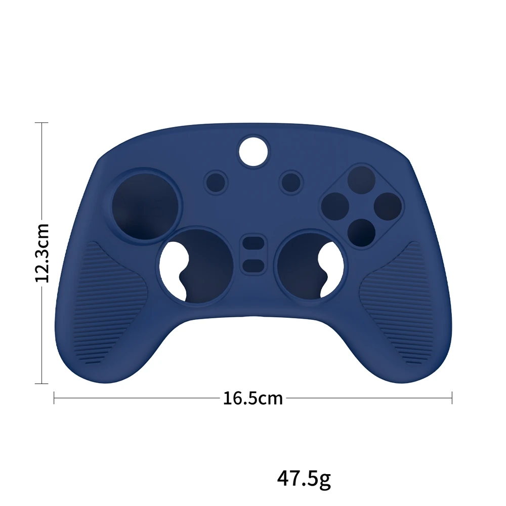 for Razer V3 Pro Gaming Controller Silicone Protective Case Anti Drop Dustproof Solid Color Simple Black Blue