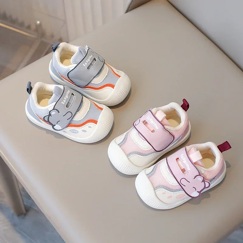 طفل أطفال أحذية رياضية أصابع توج تنفس الطفل حذاء كاجوال لينة أسفل 2025 الخريف جديد بنين بنات أحذية مشي عدم الانزلاق #6