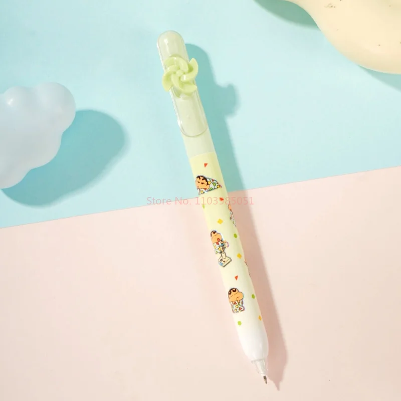 4/16 قطعة لطيف تلوين شين طاحونة تحول قلم محايد اللون الكرتون 0.5 الأسود قلم توقيع طالب الصحافة القلم القرطاسية هدية #5