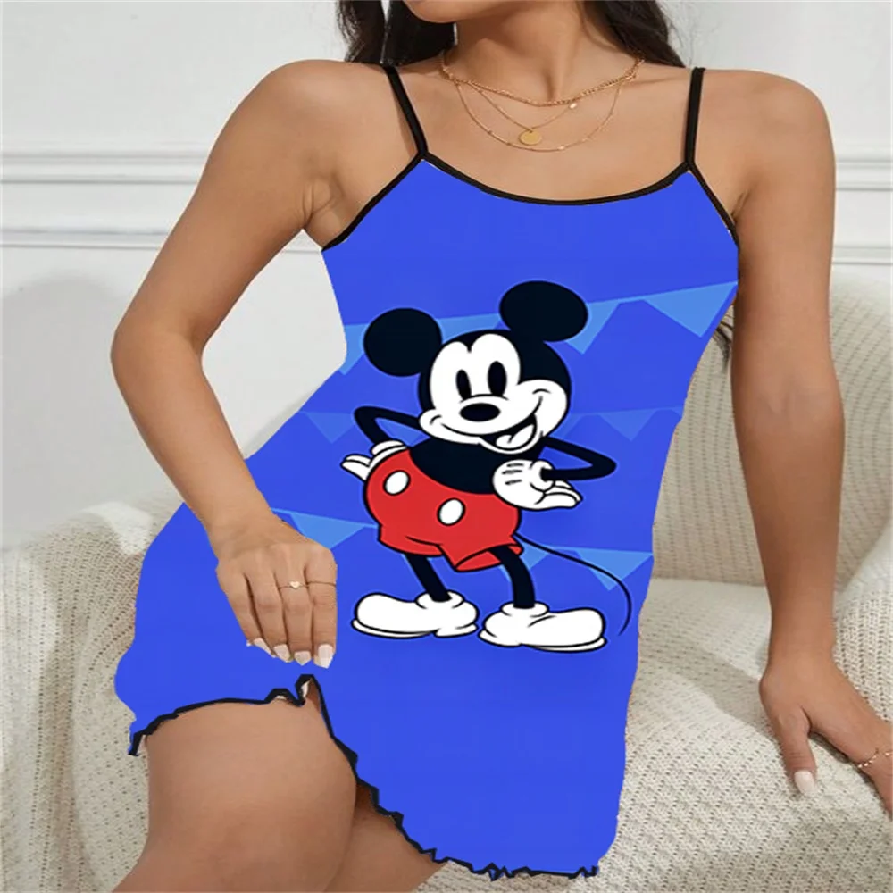 

Minnie 2024 New in Women's Sleepwear for Women and Sexy Korean Reviews Many Pajamas Woman Trend 2024 Lovely Female Dresses Skirt