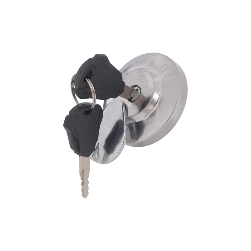 Super Sale Motorcycle Fuel Gas Cap Cover Tank Lock Set with 2 Keys for Honda VLX600/VT600 88-08 Motorcycle Accessories