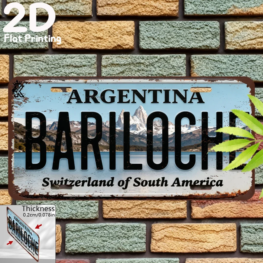 Vintage Bariloche Argentina 2D Flat 6