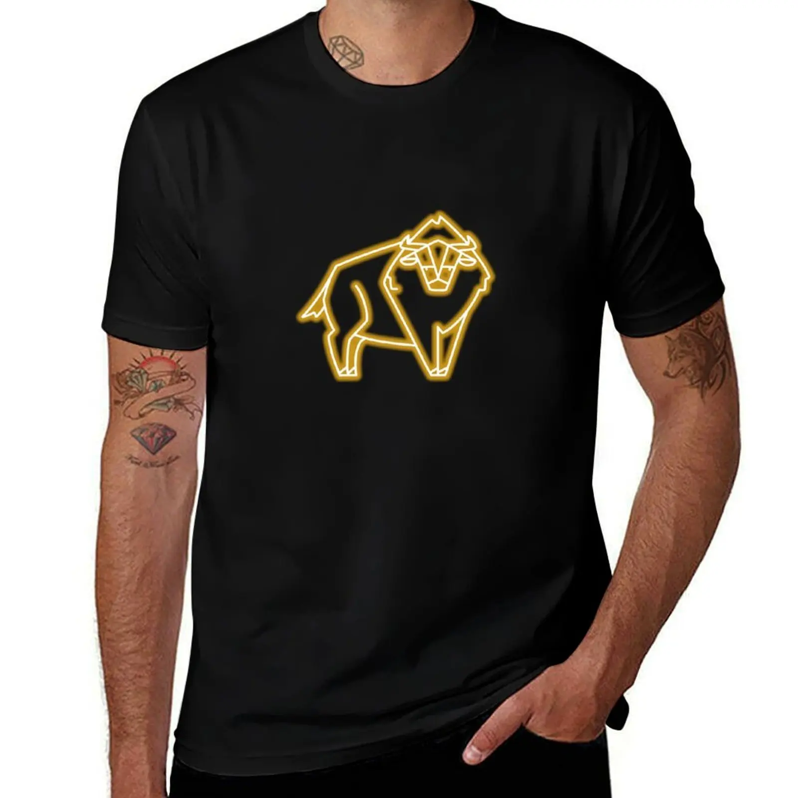 

Bison T-Shirt kawaii clothes hippie clothes clothes anime t shirts plus size men clothing