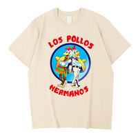 Los Pollos Hermanos Shirt Cotton High Quality male Breathable Trendy Y2k Punk t-shirt Pop Culture Digital Y2k streetwear hip hop