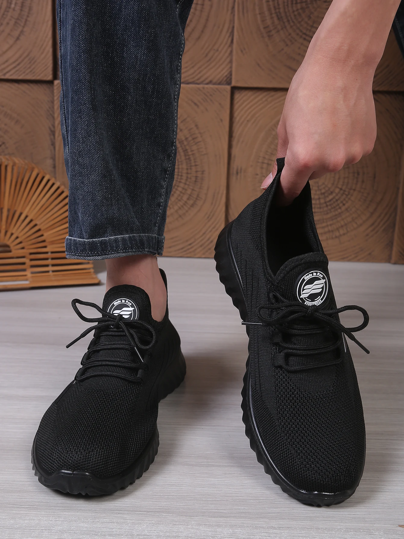 Atmungsaktive Herren-Freizeitschuhe, Vielseitige und Trendige Dad-Schuhe, Weichsohlige Einfache Herrenschuhe für Menschen Mittleren Alters – Detail 7
