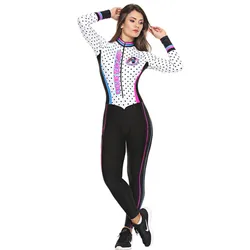 Female Macaquinho Cycling Suit Jumpsuit Trousers and Short Sleeves Little Cyclist Bike Clothing Womens Gel Cycling Set on Sale