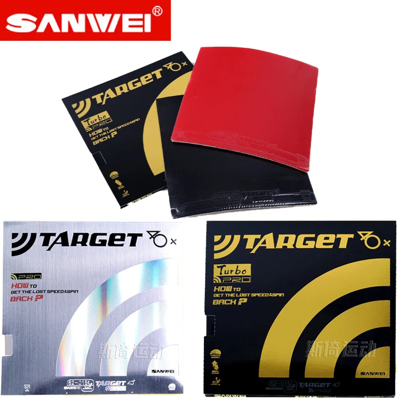 SANWEI Europe Target 40+ Table Tennis Rubber Sheet Germany Sponge Pimples in Pingpong Rubber with Cake Sponge Fast Attack Arc