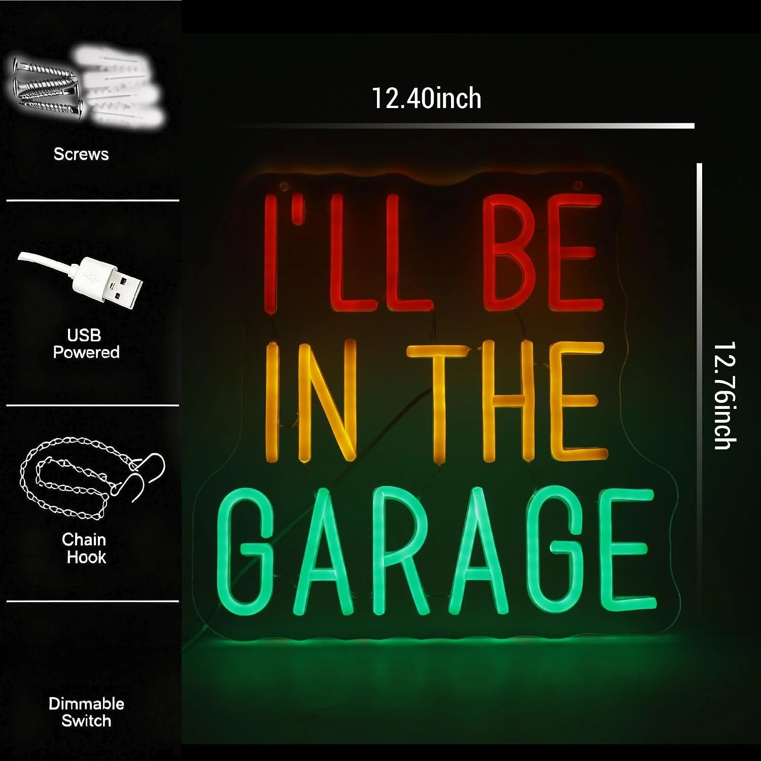 I'll Be In The Garage LED Neon - Outdoor Power Garage review and price