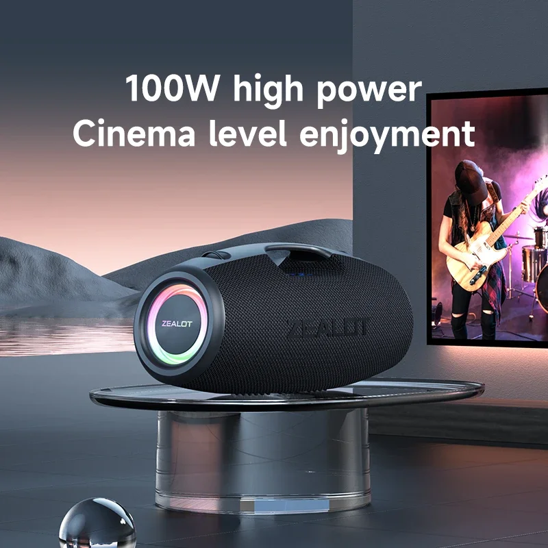 New Arrival 100W Portable Wireless Speaker 24400mah large battery Bluetooth Speaker smart Bluetooh Speaker S78