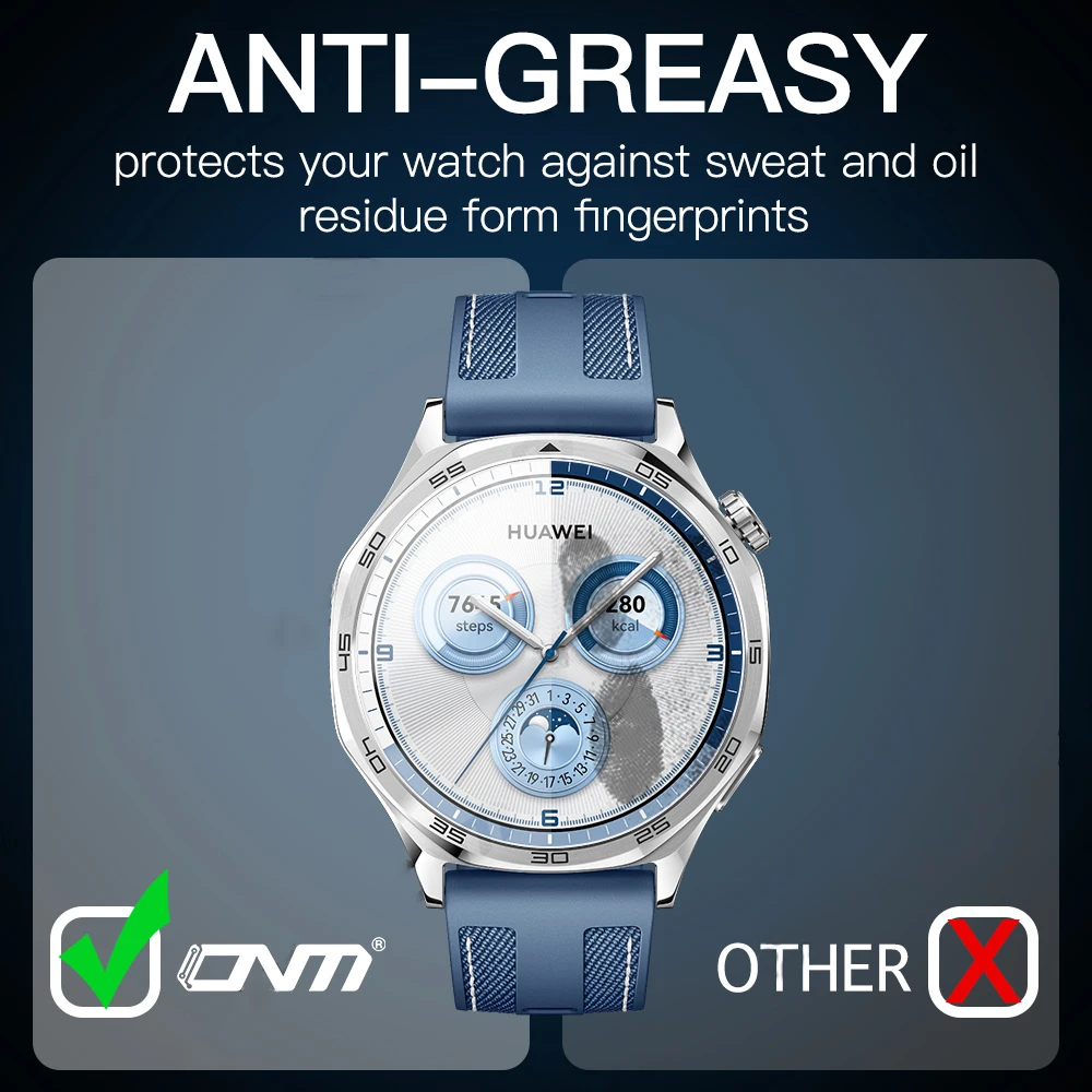 1/3/5 шт. устойчивая к царапинам защитная пленка из закаленного стекла для часов GT5/Pro Защитная пленка для экрана Huawei Watch GT5/Pro 46/42/41 мм