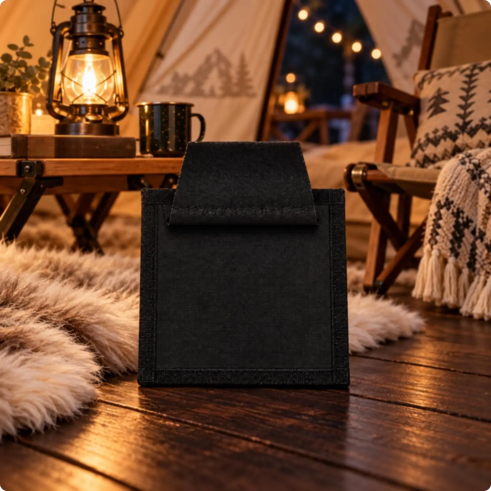 Camping Stove Fireproof Fabric Heat Insulation Panel for Tent Chimney Wood Stove Protector