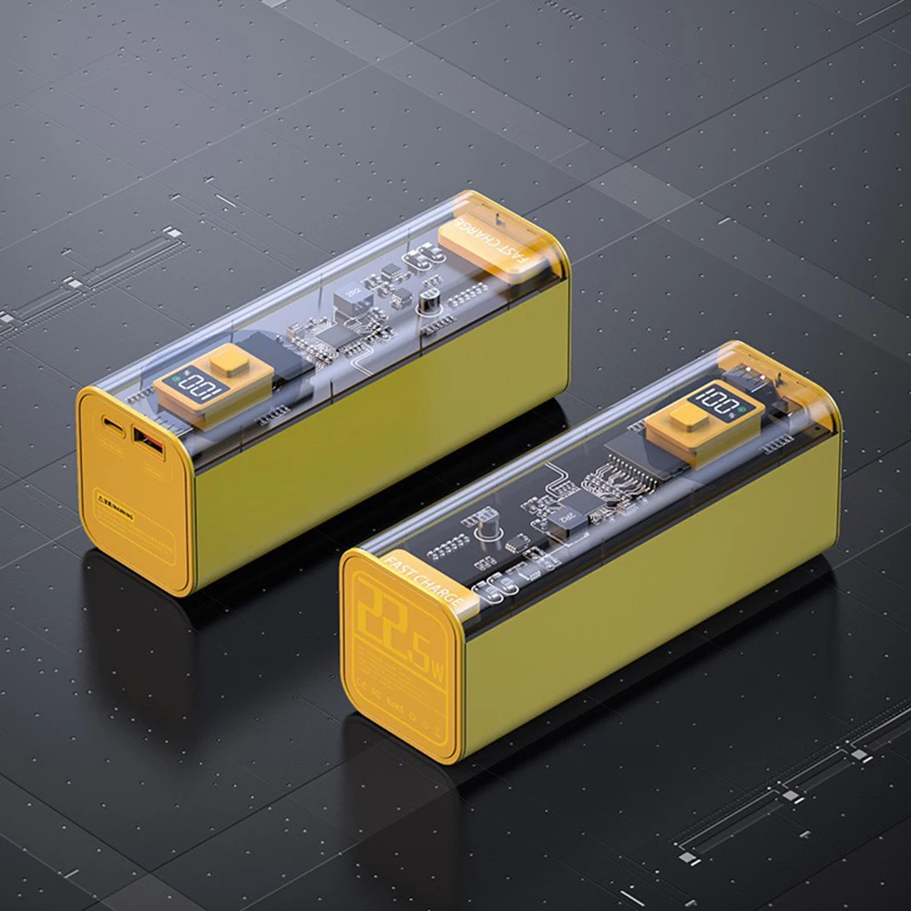 DIY Powerbank-Gehäuse, Batterieladebox, tragbar, LCD, PD22.5W, bidirektionale Schnellladebox für 8 x 21700 / 18650 – Detail 5
