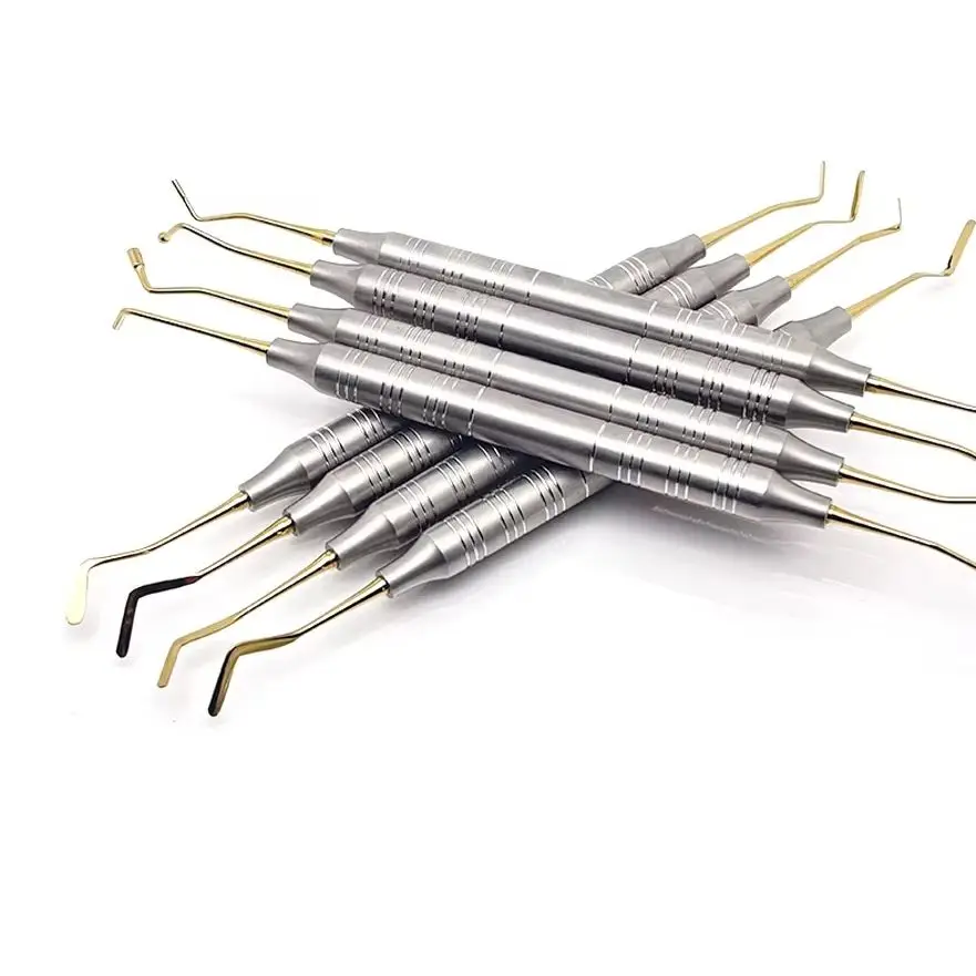 

8Pcs Dental Composite Resin Filling Spatula Aesthetic Restoration Kit Double Ends Mixing Scraper Autoclavable Tool