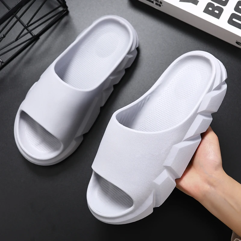 Unisex Men's Slippers Summer Home Slides Massage Slippers Men Women Sandals Non-Slip EVA Slides Man Flip Flops Brand Beach Shoes