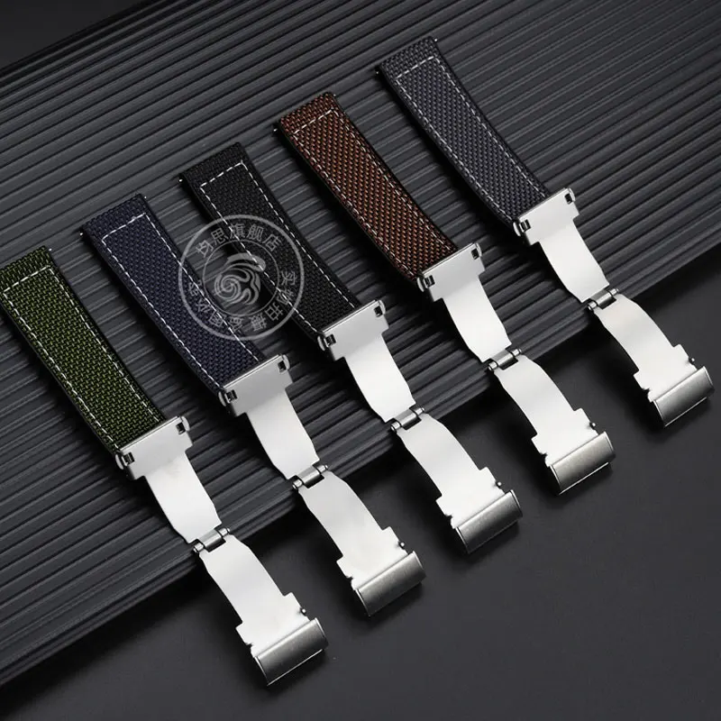 New Nylon Silicone Bottom Watch Strap for Huawei GT4 Watch Strap GT3 Watch Strap GT2 Watchgt3 Honor 4Pro Smart Watch Strap 22mm