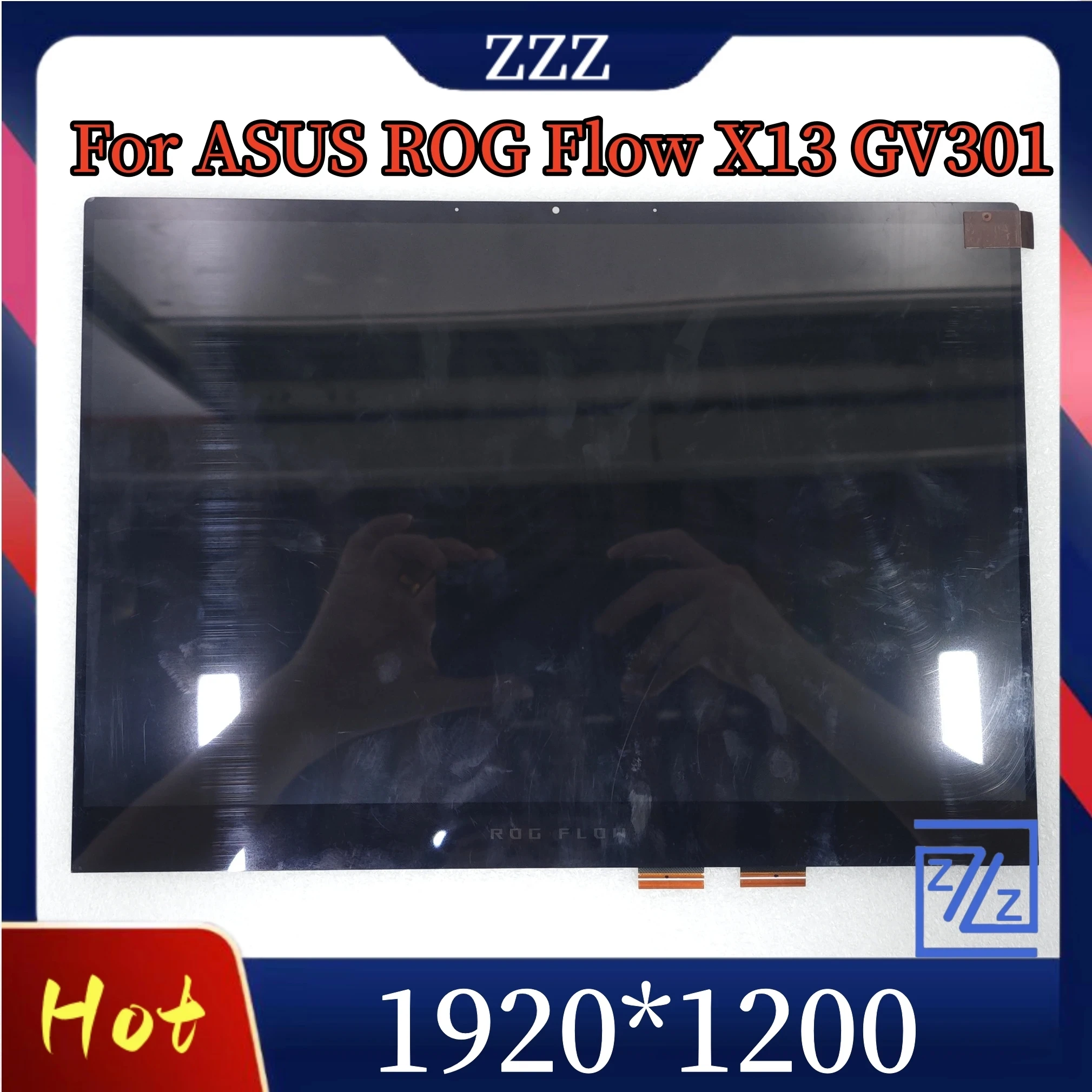 Imagem -02 - Led Touch Screen Assembly Substituição do Painel de Matriz Apto para Asus Rog Flow X13 Gv301qe Gv301qh Gv301q Gv301 133 em