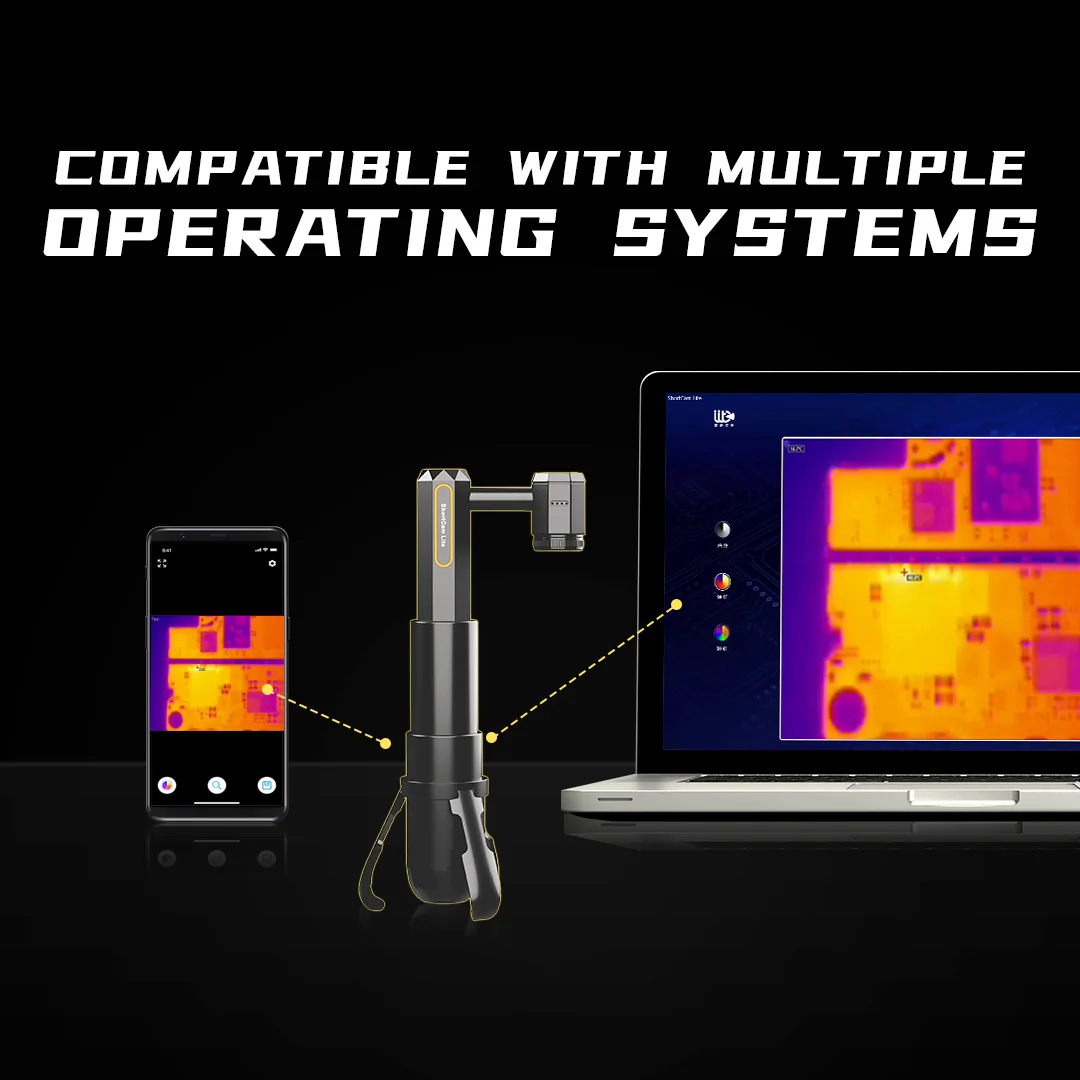 LANGCHI ShortCam Lite Infrared Thermal Camera Imaging Folding Rapid Diagnosis Instrument For Phone Computer Repair