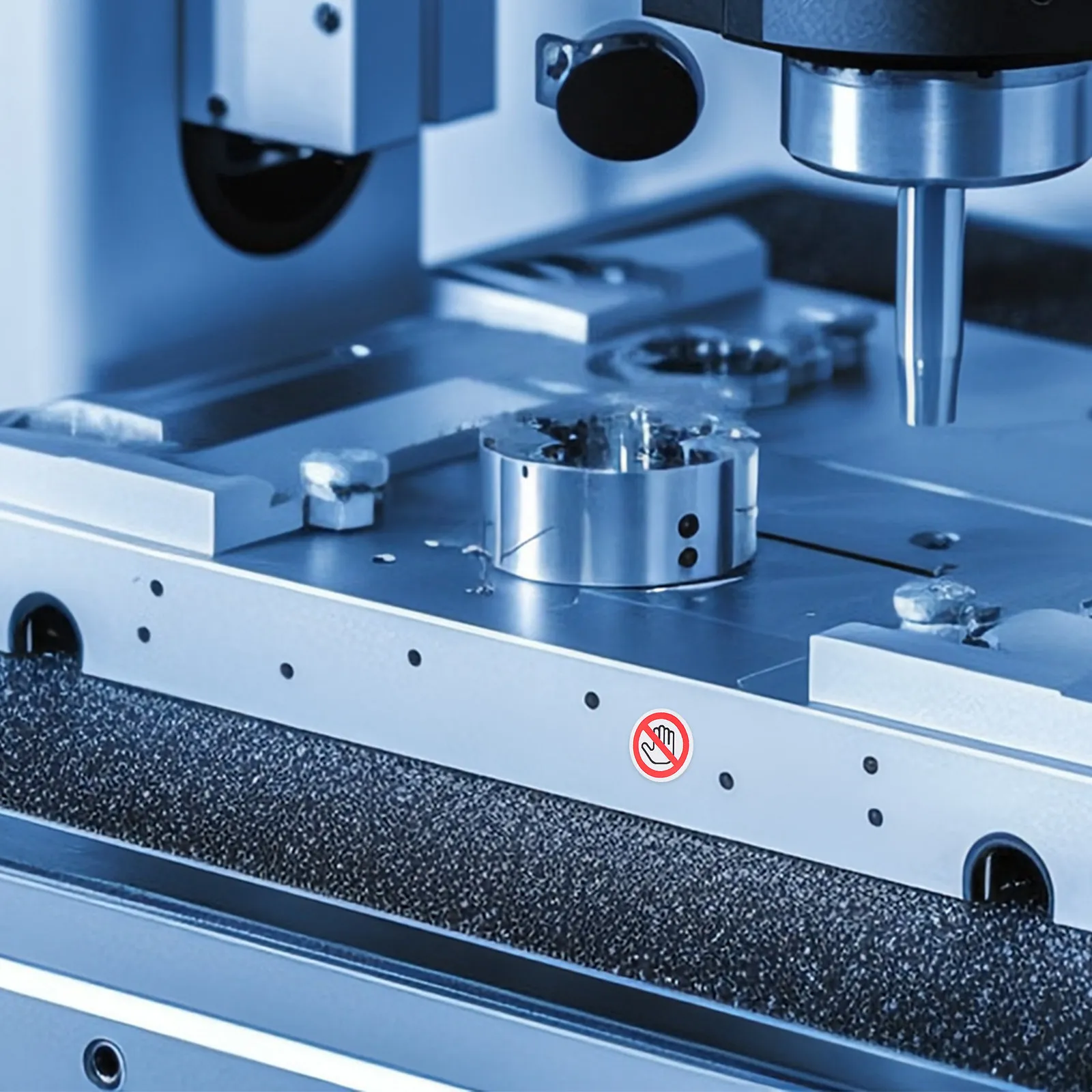 

20 шт. наклеек-предупреждений «Не прикасаться», самоклеящиеся, хорошо видимые этикетки для защиты оборудования, промышленная безопасность