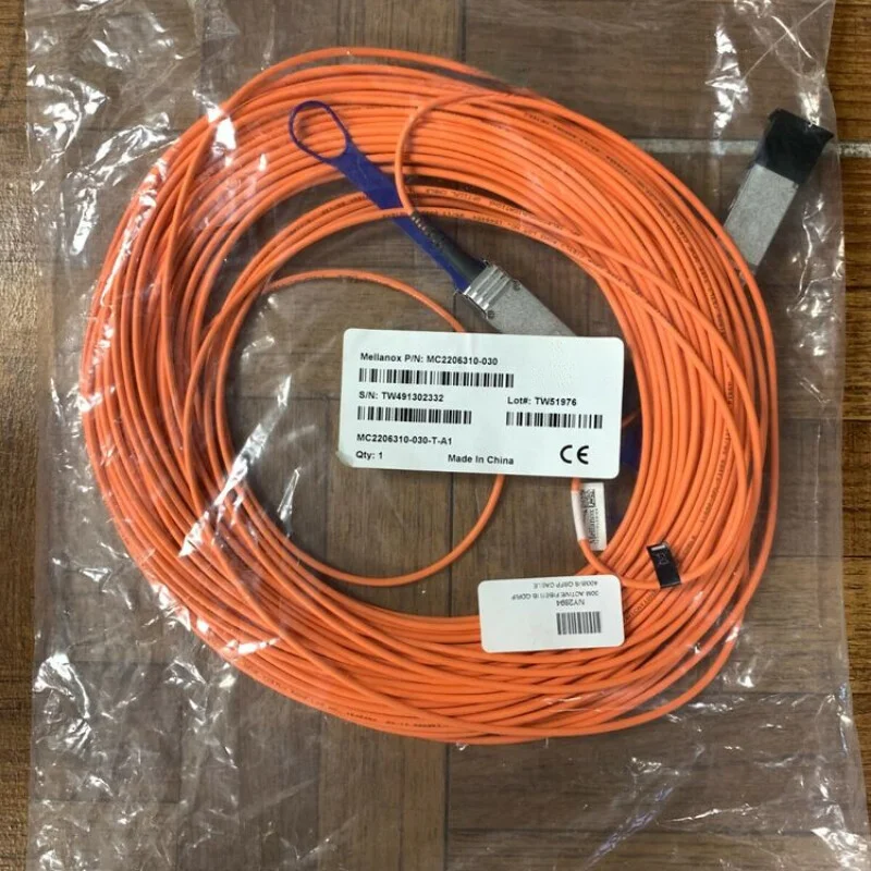 PP+ MC2206310-030 For Mellanox 40G QSFP QDR AOC Fiber Optic Cable 15M