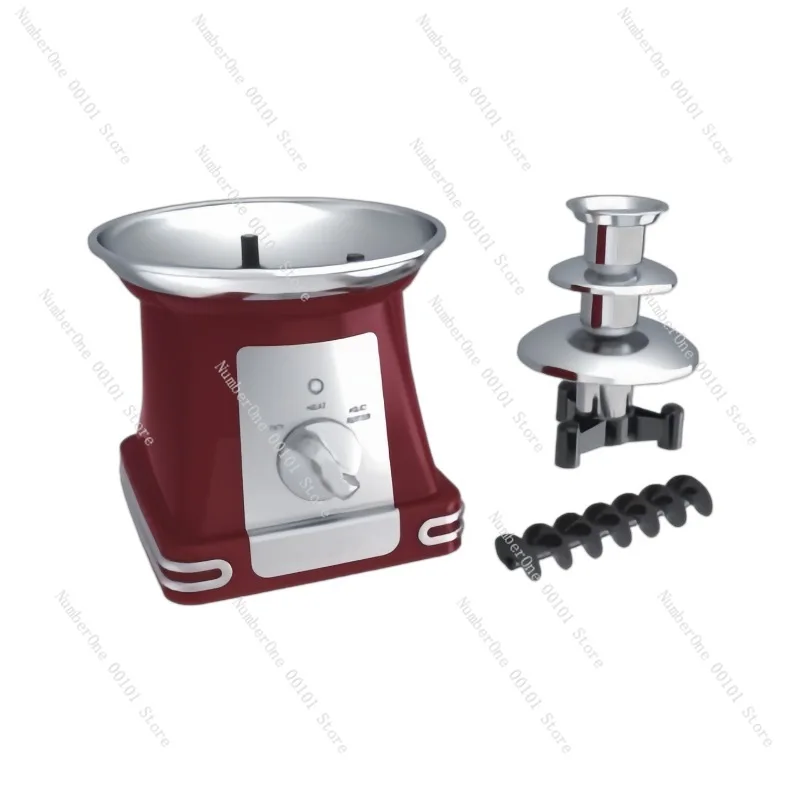 Chocolate automatic melting fountain machine three-layer tower waterfall hot pot melt