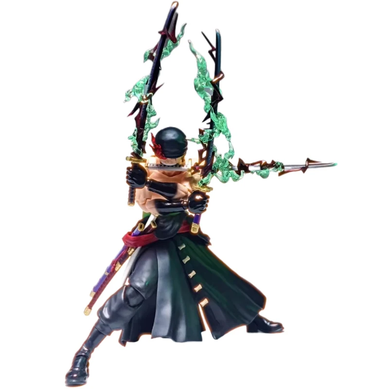 Neue ACC Factory KO One Piece RORONOA ZORO - DER KÖNIG DER HÖLLE Actionfiguren-Modell mit Leuchteffekt im Dunkeln, Sammlerstück-Modellspielzeug