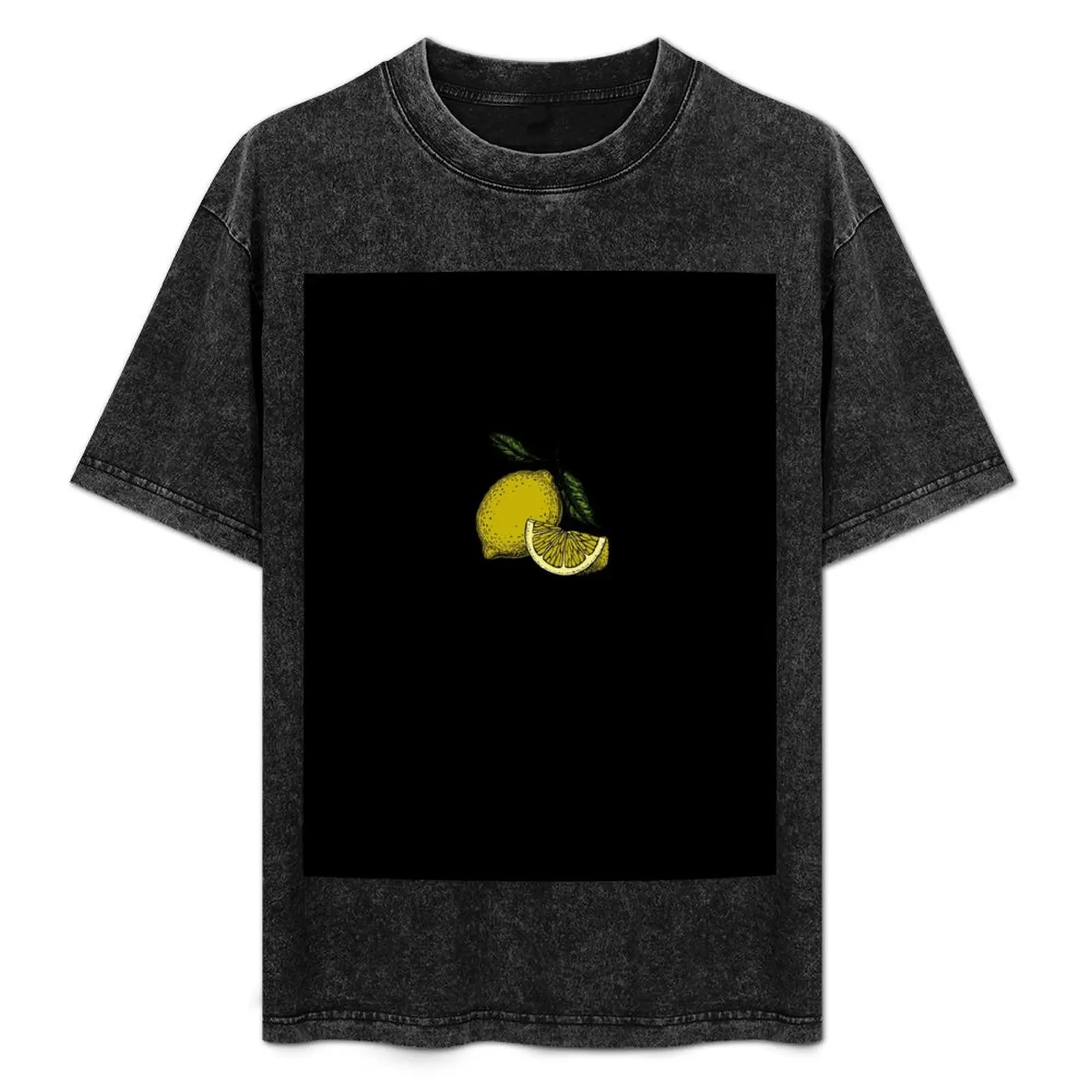 

Cool zesty lemon Design T-Shirt Large Size Casual Tee Shirt