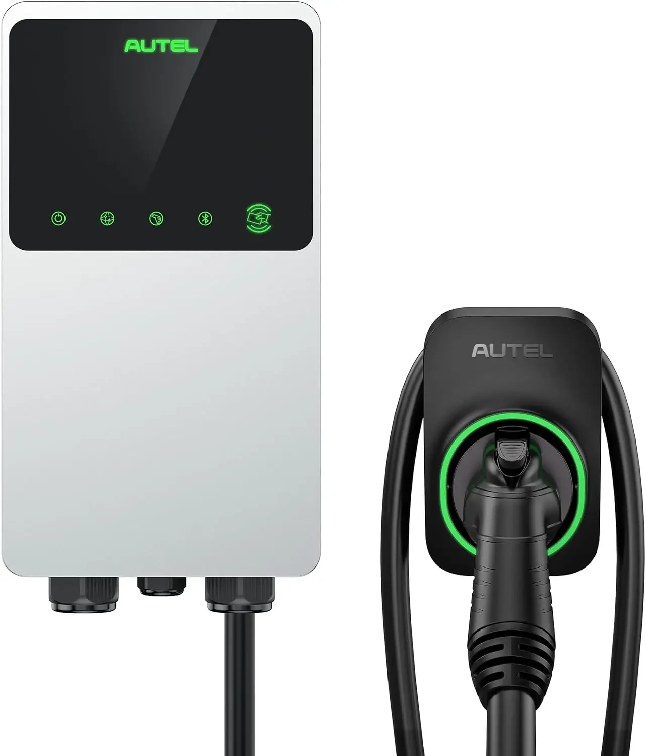 

MaxiCharger Home Electric Vehicle (EV) Charger, up to 50 Amp, 240V, Level 2 WiFi and Bluetooth Enabled EVSE, Hardwired, Indoor